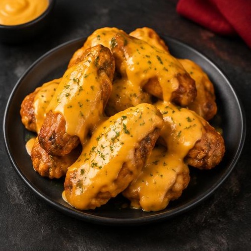Cheesy Chicken Wings