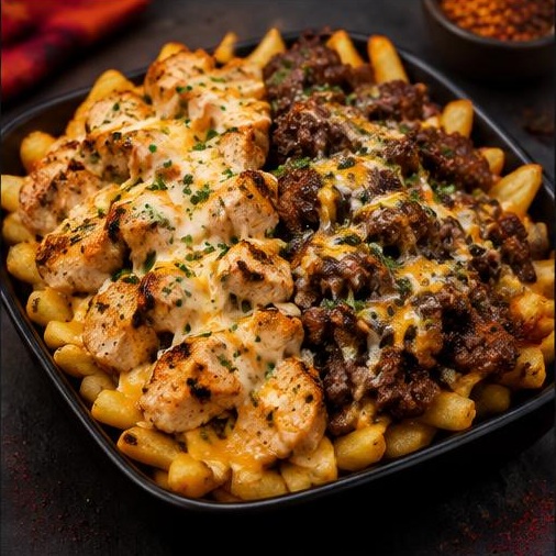 50/50 Loaded (Chicken + Beef)