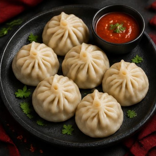 Steamed Momos (6 Pc)