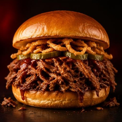 Pulled Beef Burger