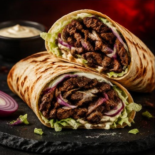 Grilled Beef Wrap
